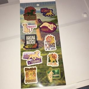 Disney’s the lion king 40 rewards stickers. Age3+